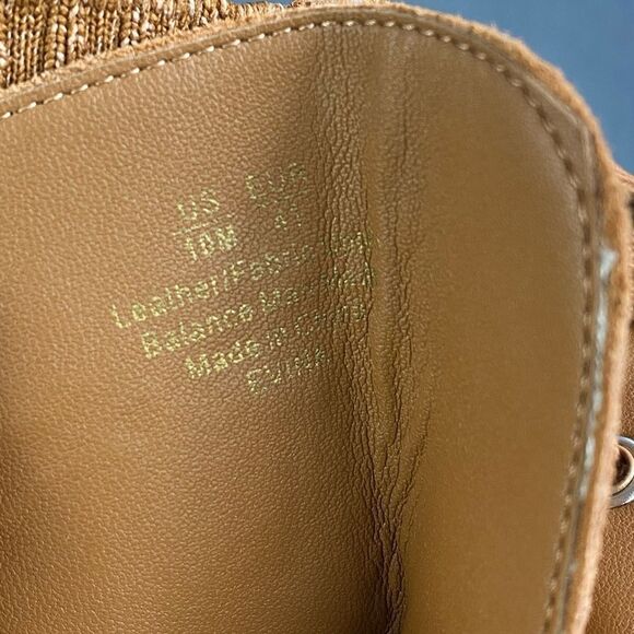 SAM EDELMAN EVINA FRONTIER BROWN Platform Combat boots women size 10 - Picture 10 of 10